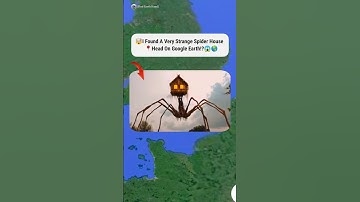 I Found spider house head on Google Earth and Google maps #shorts #youtubeshorts #findearthhand