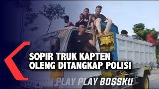 Viral di Media Sosial, Sopir Truk Kapten Oleng Ditangkap Polisi