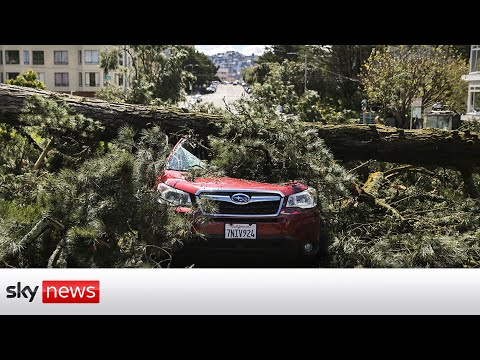 'explosive' weather system causes chaos in california and arizona