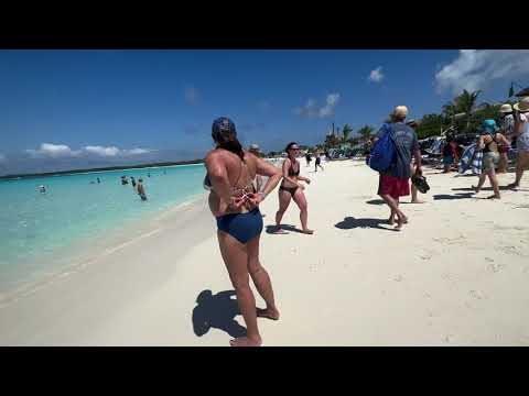 Little San Salvador Island or Half Moon Cay Bahamas - My Walk Tour