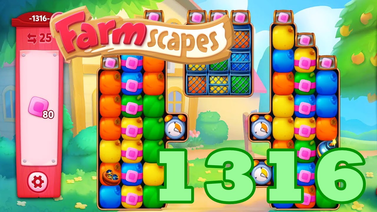 Farmscapes Level 1316 HD Gameplay Walkthrough 3 Match Game Farmscapes level 1316 hd gameplay walkthrough 3 match game