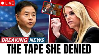 BREAKING: Ted Lieu Drops Epstein Tape In Hearing! Pam Bondi Stunned Silent For 67s!
