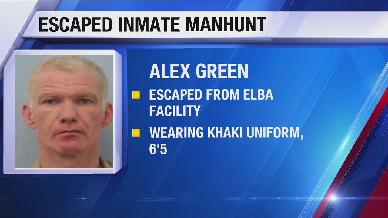 Inmate escapes from Elba work camp - YouTube
