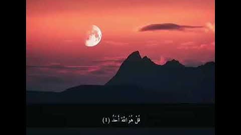 سورة الاخلاص بصوت هزاع البلوشي 🌌
