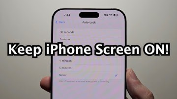 iPhone 16 How to Keep Screen On Longer (iOS 18)