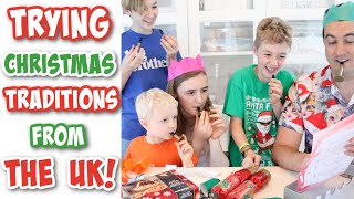 Trying Christmas Traditions from the UK!