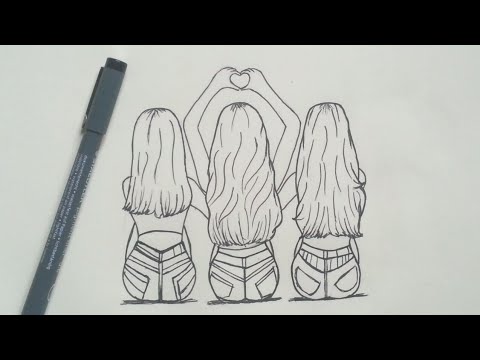 Featured image of post Bff Drawings Easy Step By Step