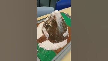 Recreating volcano eruptions in LHS Geography!