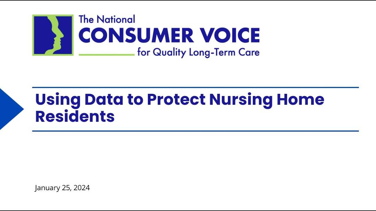 Using Data to Protect Nursing Home Residents YouTube