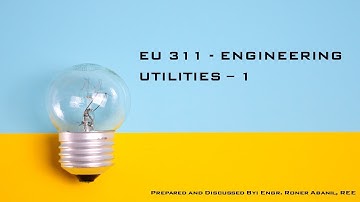 Engineering utilities 1 - Topic 1 – Electrical Theory