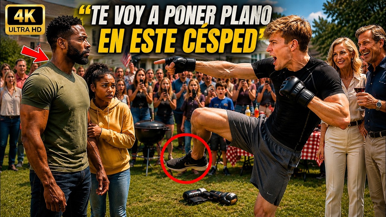 El Hijo Cinturón Negro de Mi Vecino Millonario Me Desafió… Sin Saber Quién Era Realmente