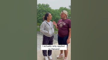 This Harvard student ONLY applied to Harvard (SHOCKING 😱) #harvard #ivyleague #interview #college