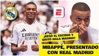 Thumbnail for KYLIAN MBAPPÉ, presentado oficialmente con el REAL MADRID en un Santiago Bernabéu repleto | La Liga