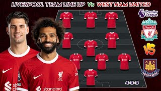 LIVERPOOL VS WEST HAM UNITED 😱🔥 | POTENTIAL STARTING LINEUP PREMIER LEAGUE 2023/24 WEEK 6