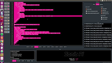First live coding cumbia session with Sonic Pi