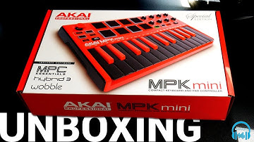 AKAI MPK MINI MKII COMPACT MIDI KEYBOARD - UNBOXING