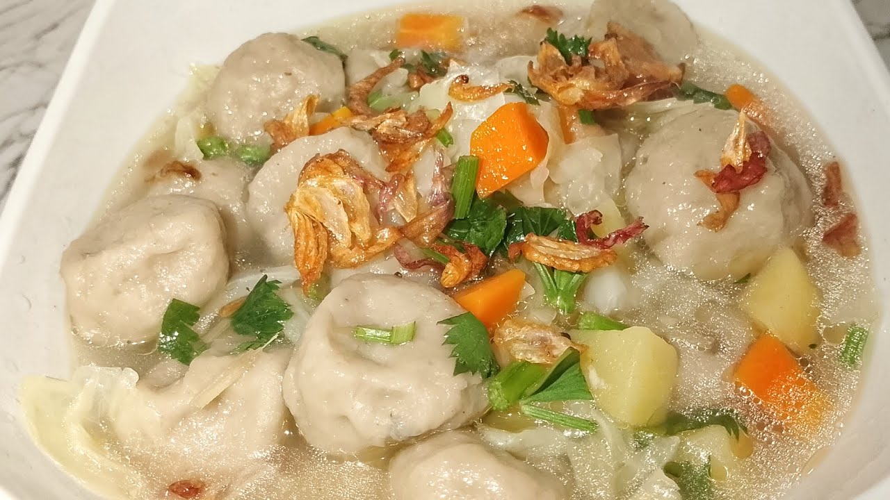Sayur Sup bakso ikan 