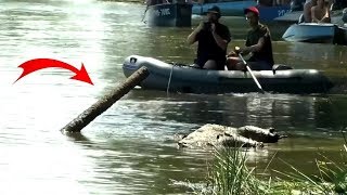 НА ПЕРВЫЙ ВЗГЛЯД КАЖЕТСЯ, ЧТО ЭТО БРЕВНО, НО КОГДА ОНИ ВЫТАЩИЛИ ЕГО, ТО ВСЕ БЫЛИ ПОРАЖЕНЫ! НА ПЕРВЫЙ ВЗГЛЯД КАЖЕТСЯ, ЧТО ЭТО БРЕВНО, НО КОГДА ОНИ ВЫТАЩИЛИ ЕГО, ТО ВСЕ БЫЛИ ПОРАЖЕНЫ!