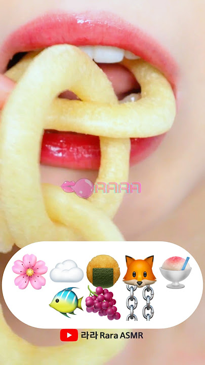 Asmr emojifood | @RaraASMR_ |sub💝#shorts #youtubeshorts #asmr #food #short #yt #kawaii