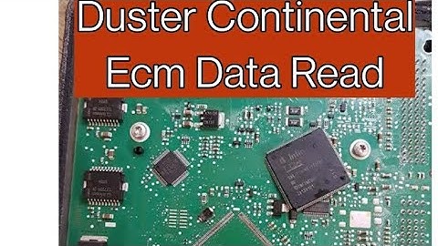 Ecm Data Reading Nissan Terrano & Duster