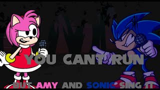 You cant run from our Marriage (You cant run but Amy and Sonic sing it)