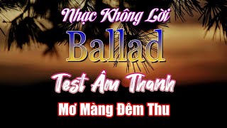 Ballad Relax - MƠ MÀNG TIẾT THU 🎶 Nhạc Không Lời Ballad Xưa Hòa Tấu Guitar Saxophone Ngắm Phố Âu