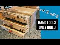 Making a jewelry box from reclaimed wood | hand tools woodworking