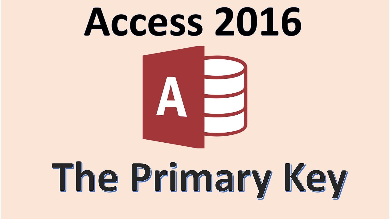 How To Rename Default Primary Key In Access