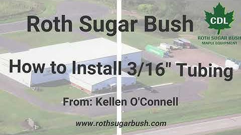 How to Install 3/16" Tubing