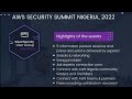 AWS Security Summit Nigeria - 19th November