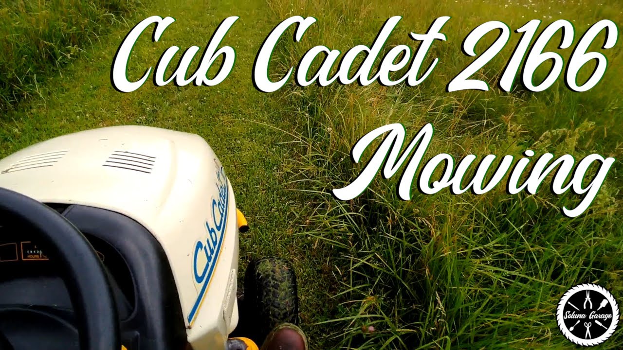 Cub Cadet 2166 Mowing - YouTube