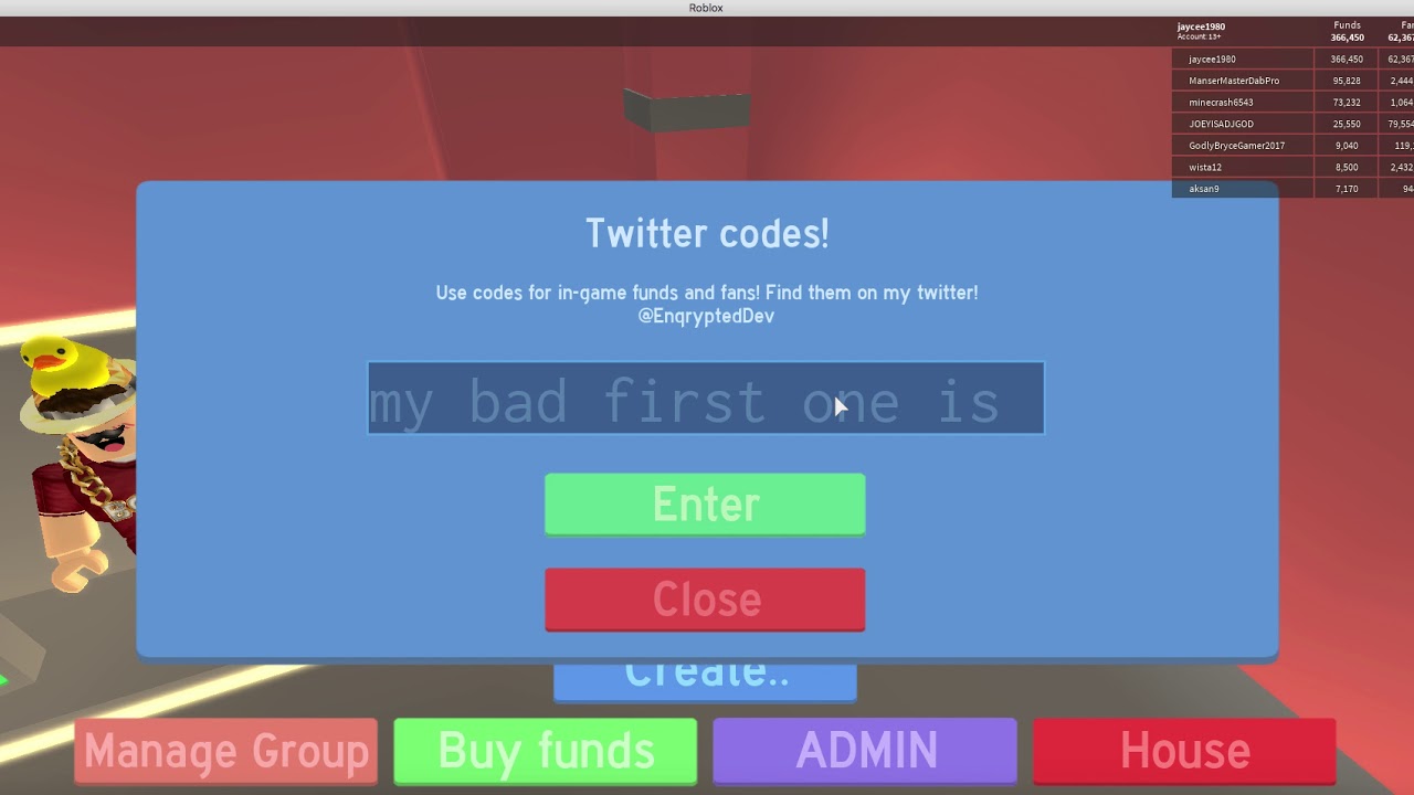 Codes For Fan Group Simulator On Roblox YouTube