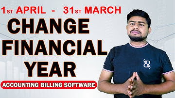 Part - A5 : How to change Financial Year in Accounting & Billing Software ? | बिलिंग सॉफ्टवेयर