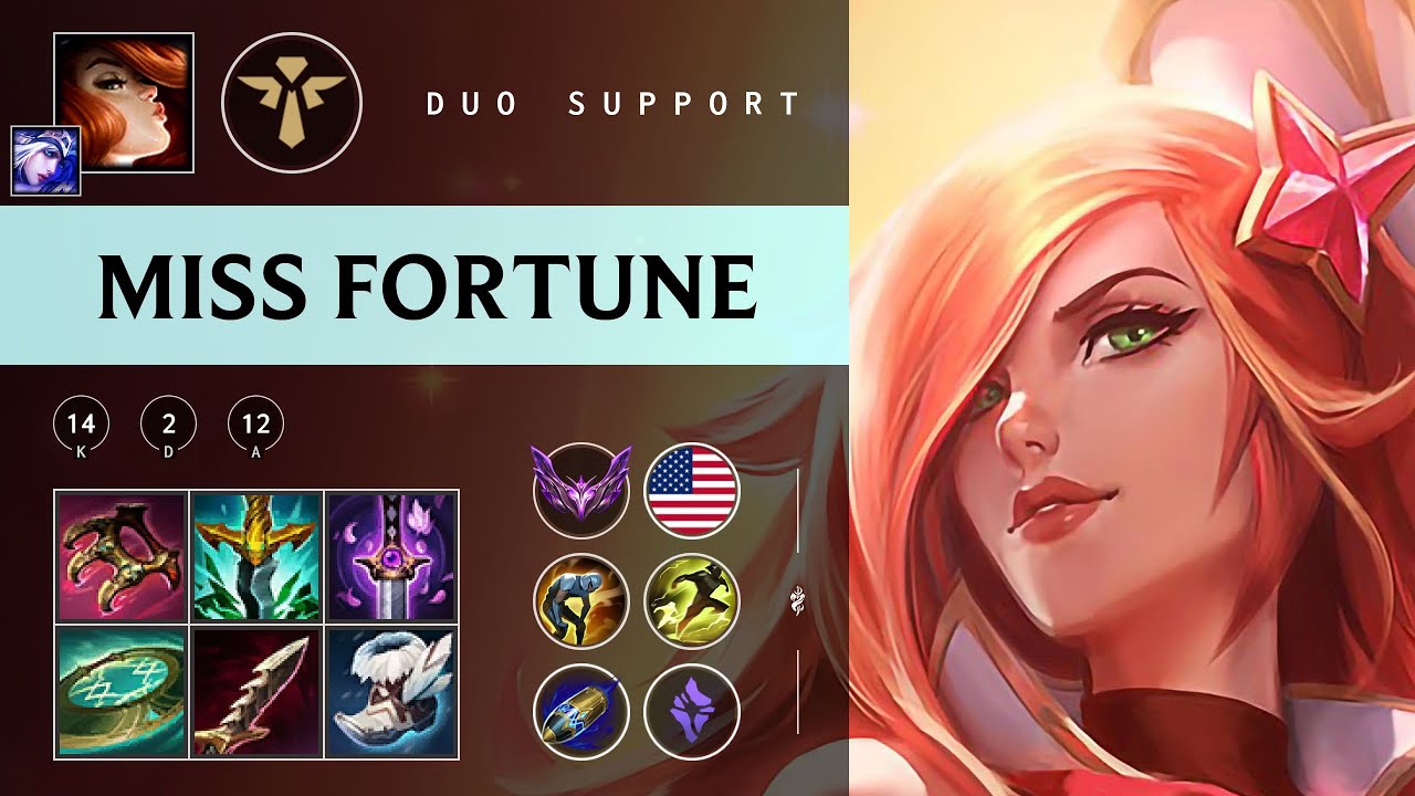 Miss Fortune Support vs Seraphine - NA Master Patch 25.24
