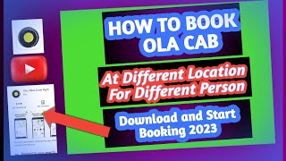 How to book ola cabs | 2023 | at different place for other person  🚔🏍️🚕 how to install ola app 2023 screenshot 1