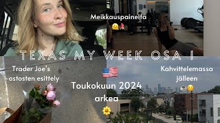 TJ's ostosten esittely, meikkipaineita, arkea & kahvittelua | TEXAS MY WEEK osa 1