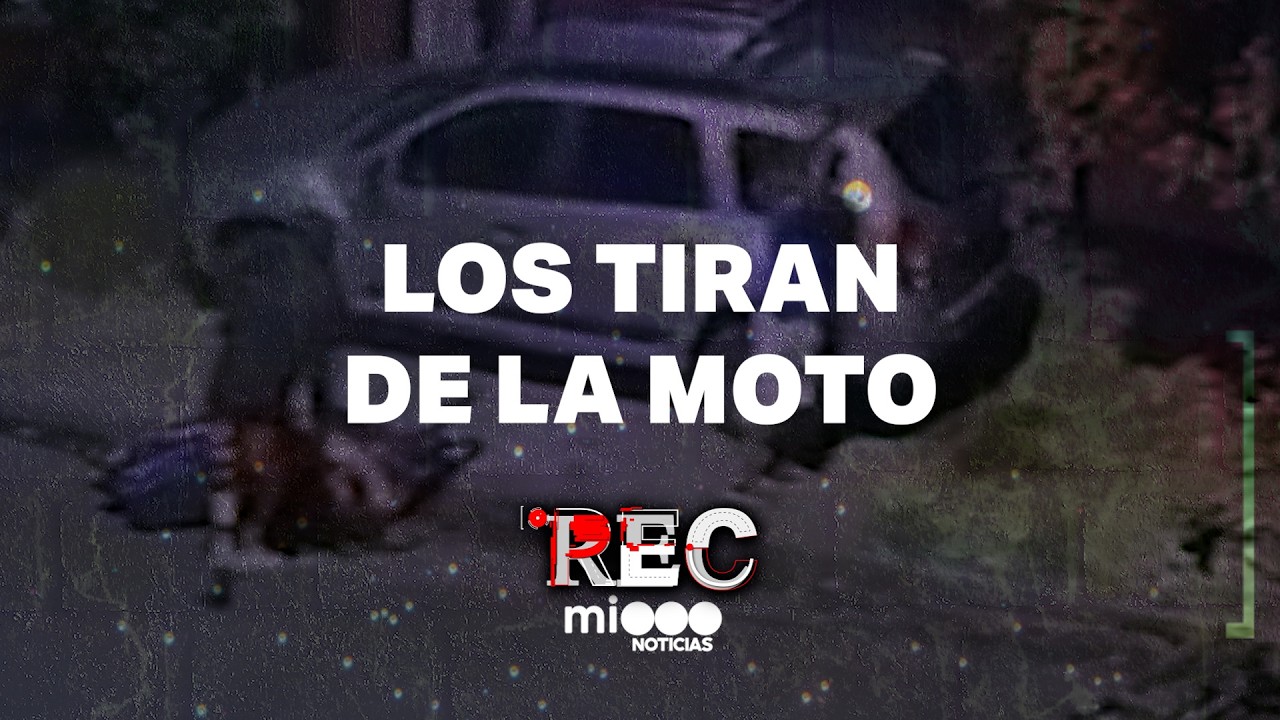 LOS TIRAN DE LA MOTO - ROBÓ UNA GARRAFA - #REC