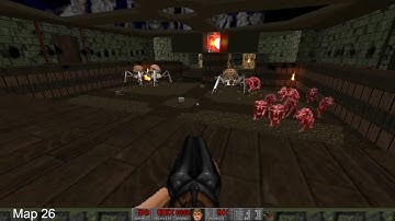 Brutal Doom v21 Memento Mori Map 26 UV pistol starts no save