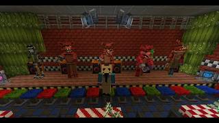 Foxy's Diner part 3 ! Minecraft FNAF Management Wanted Mod