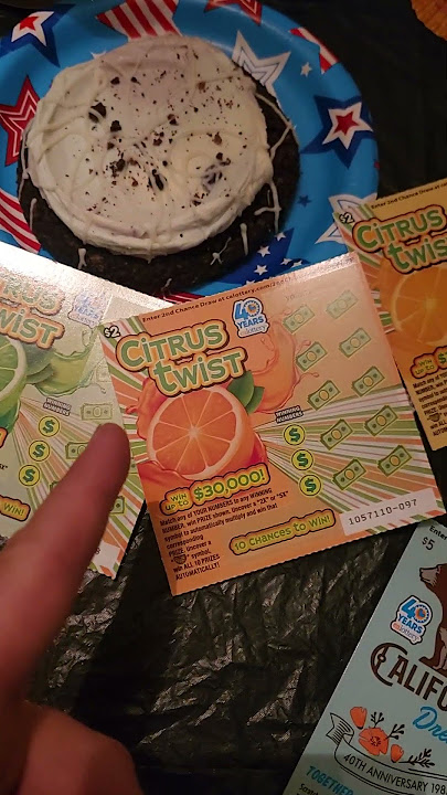 CA Lottery Scratchers that came out in June 2025