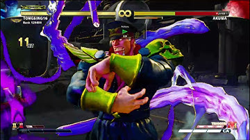 STREET FIGHTER 5 CHAMPION EDITION M. BISON THE ULTIMATE P. COMBO ( TRAINING MODE ) ARCADE STICK MODE