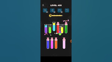 How to complete 430 Level water color sorting game Latest tricks 2023