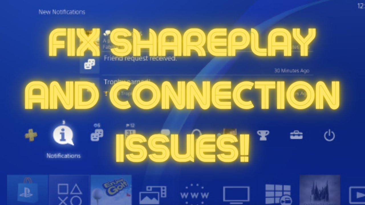 PS4: Fix SharePlay And Network/Connection Issues! (2023)