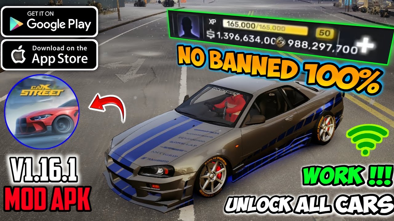 Gameplay! Mod CarX Street 1.16.1 | Download CarX Street Mod Apk Unlimited Money Glitch Android?? ☠️