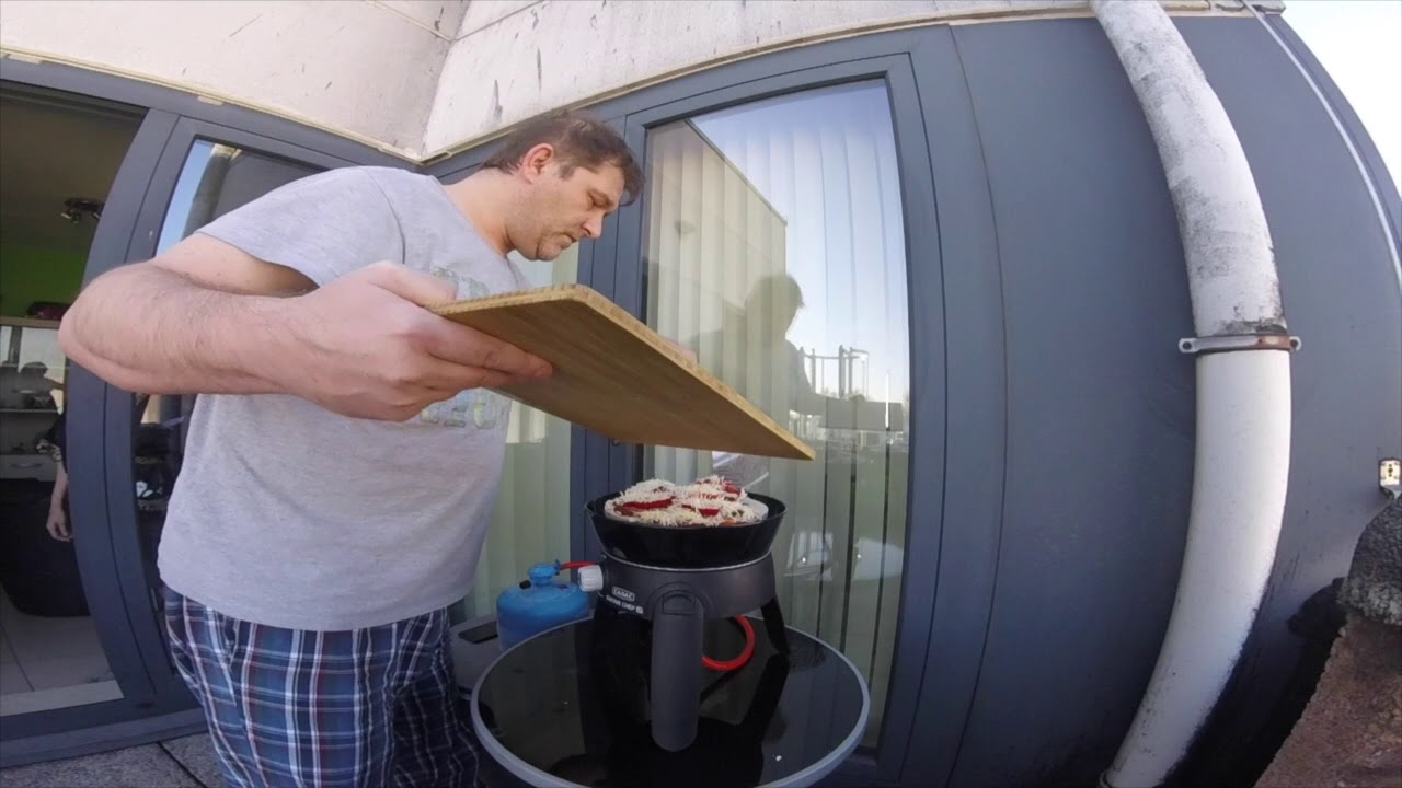 cadac safari chef 2 pizzastein youtube