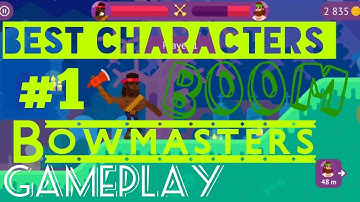 #1 Bowmasters All Characters Fatality Gameplay in Android