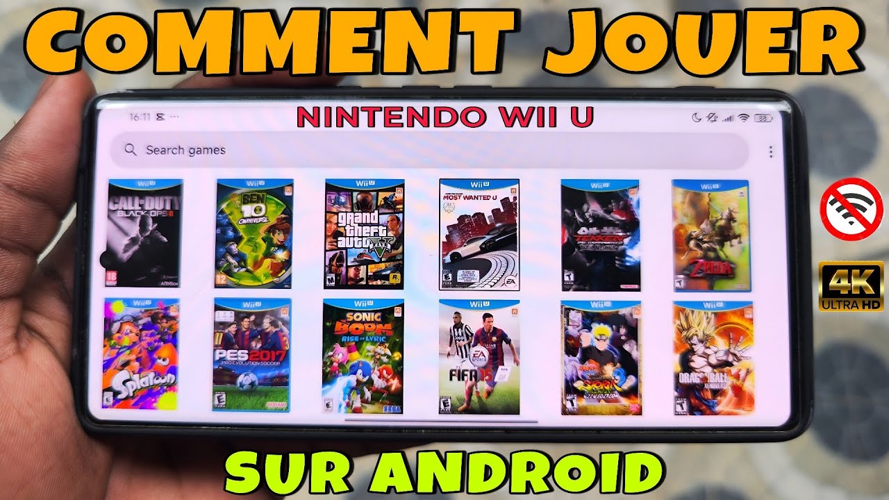 Comment installer & jouer Tous les jeux de la NINTENDO WII U sur