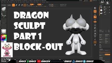 Dragon Sculpt Part 1- Blockout
