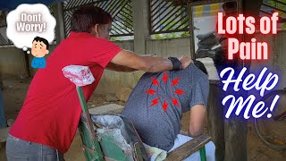 Most Amazing Head Massage at street side Saloon Indian barber - Don’t worry all pains will gone