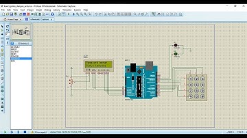 Membuat Alat Kunci Pintu Dengan Password Menggunakan Arduino dan Keypad Simulasi Proteus